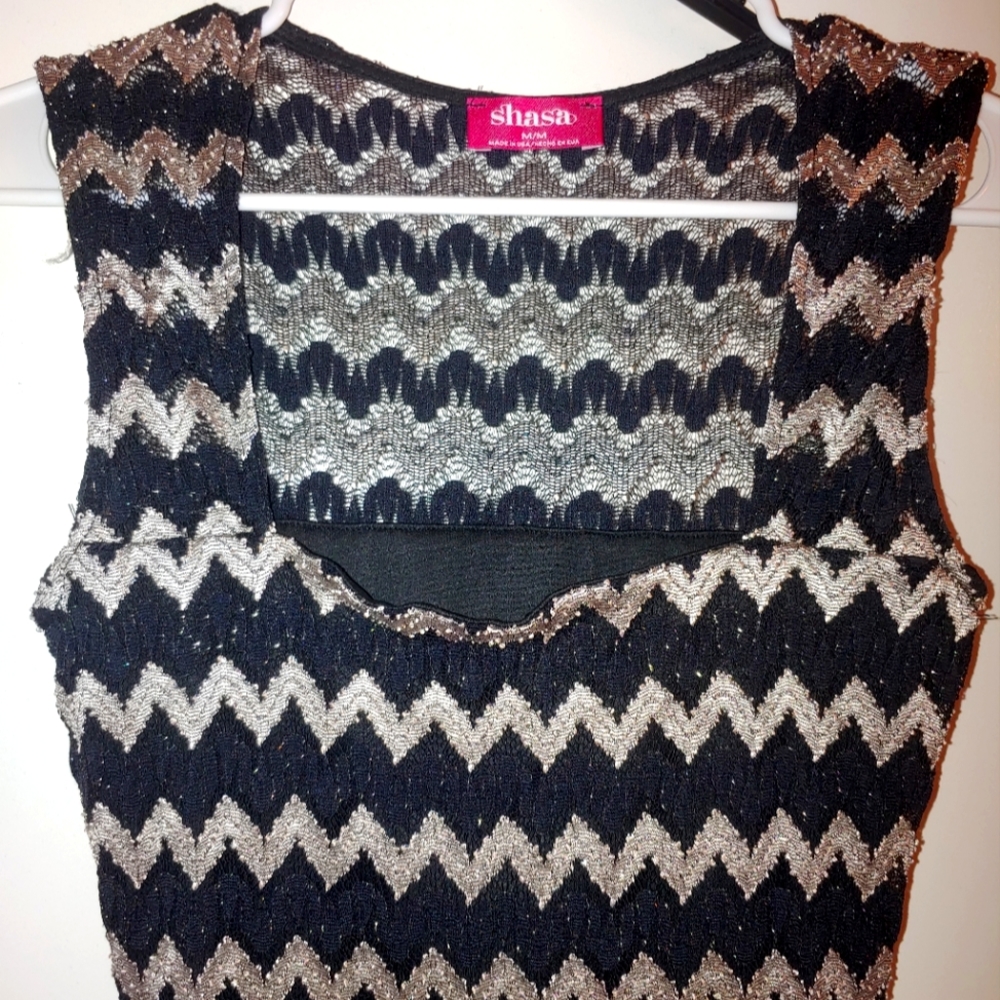 Black and gold dress from Agaci. Size M